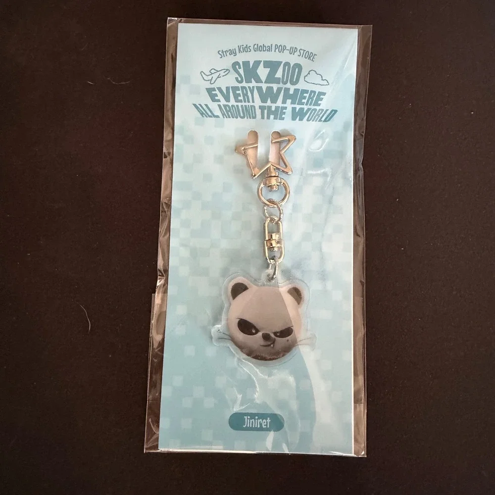 STRAY KIDS Skzoo Everywhere All Around The World Jiniret Acrylic Key Chain